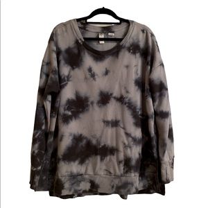 Plus Sized tie dyed sweatshirt